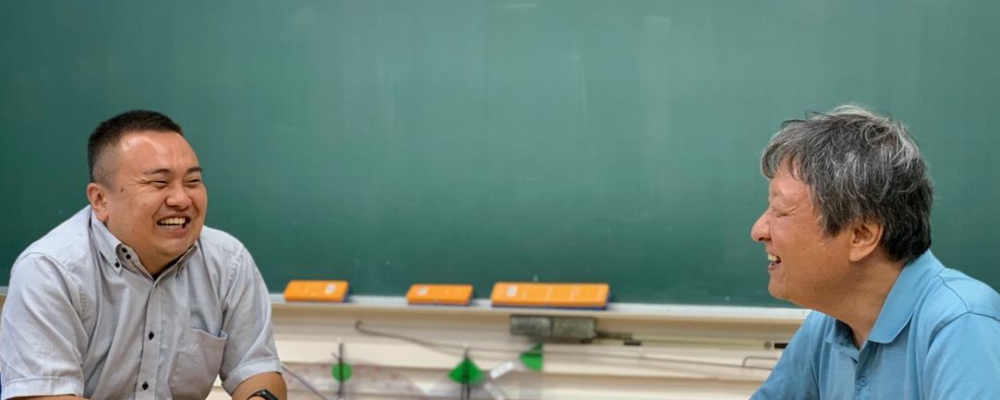 石毛先生（左）と原田先生（右）のお写真